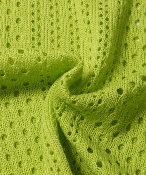 coca(coca)(コカ)の「キッズ ニット レース編み Uネック トップス(ニット/セーター・キッズ・オレンジ/ライトグリーン/アイボリー・100/110/120/130/140)」の15枚目の写真