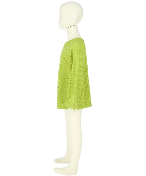 coca(coca)(コカ)の「キッズ ニット レース編み Uネック トップス(ニット/セーター・キッズ・オレンジ/ライトグリーン/アイボリー・100/110/120/130/140)」の20枚目の写真