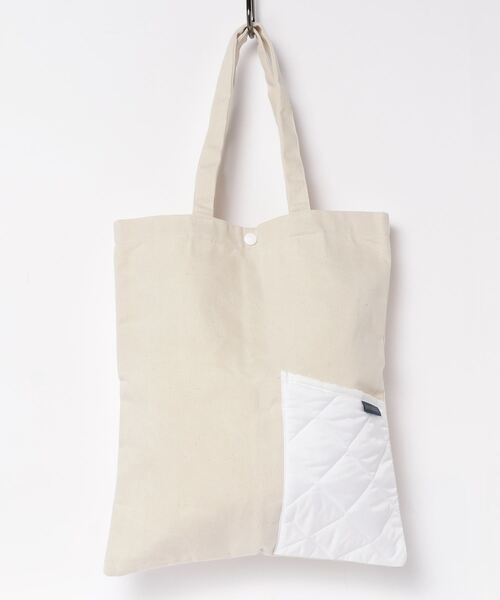 LAVENHAM（ラベンハム）の「QUILT POCKET TOTE BAG UNISEX / キルトポケット トートバッグ ユニセックス（トートバッグ・レディース・ベージュ系その他4/ベージュ系その他3・ONE SIZE）」の6枚目の写真