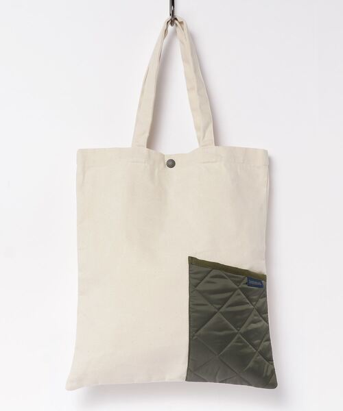 LAVENHAM（ラベンハム）の「QUILT POCKET TOTE BAG UNISEX / キルトポケット トートバッグ ユニセックス（トートバッグ・レディース・ベージュ系その他4/ベージュ系その他3・ONE SIZE）」の11枚目の写真