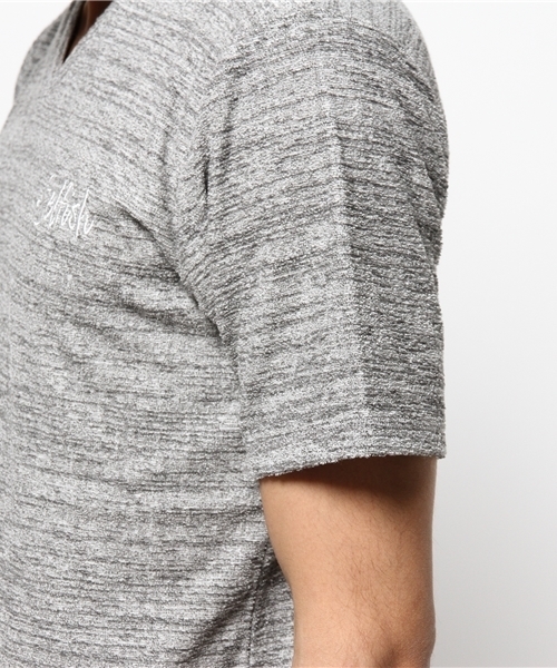 VENCEEXCHANGE(ヴァンスエクスチェンジ)の「ブークレーパイルTシャツ (Tシャツ/カットソー・メンズ・ネイビー/オフホワイト/グレー・MEDIUM/LARGE)」の10枚目の写真