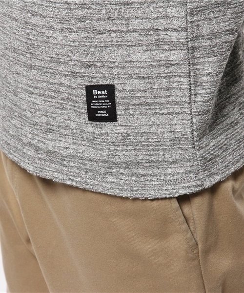 VENCEEXCHANGE(ヴァンスエクスチェンジ)の「ブークレーパイルTシャツ (Tシャツ/カットソー・メンズ・ネイビー/オフホワイト/グレー・MEDIUM/LARGE)」の11枚目の写真