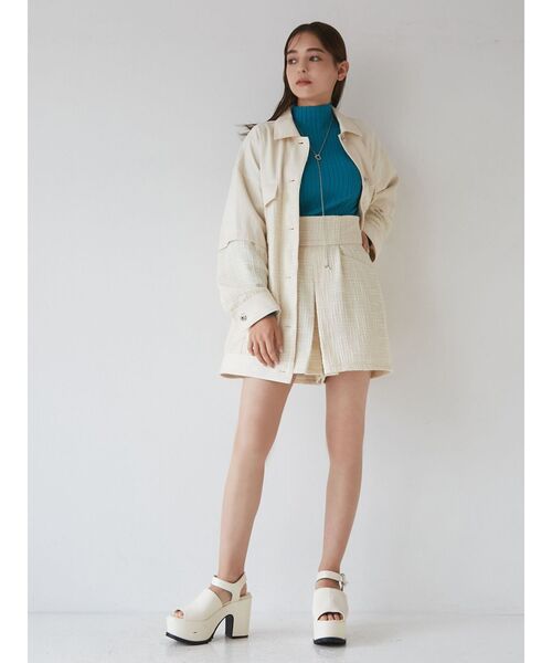 MURUA(ムルーア)の「ブロッキングベルトサンダル(サンダル・レディース・アイボリー/ブラック/ベージュ・35/36/37)」の7枚目の写真