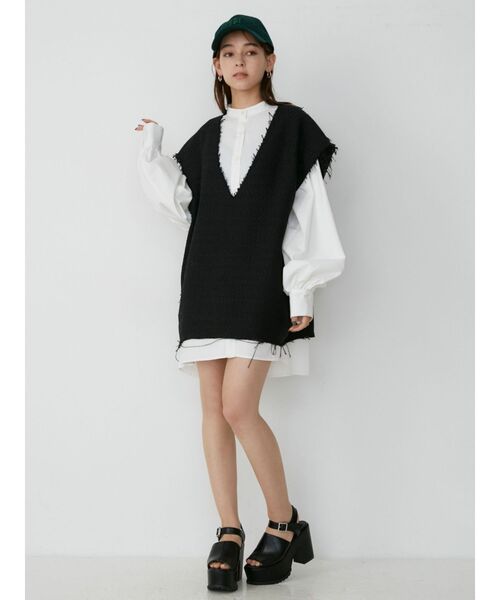 MURUA(ムルーア)の「ブロッキングベルトサンダル(サンダル・レディース・アイボリー/ブラック/ベージュ・35/36/37)」の8枚目の写真