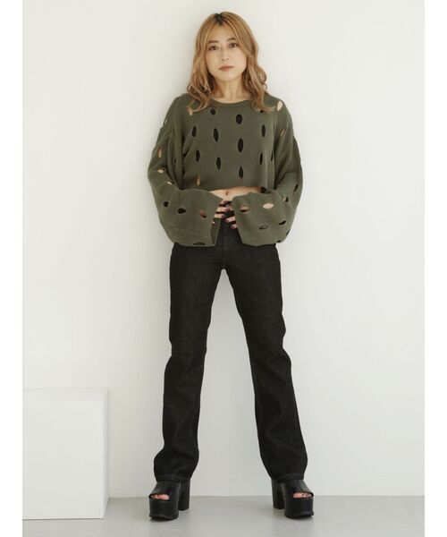 MURUA(ムルーア)の「ブロッキングベルトサンダル(サンダル・レディース・アイボリー/ブラック/ベージュ・35/36/37)」の18枚目の写真