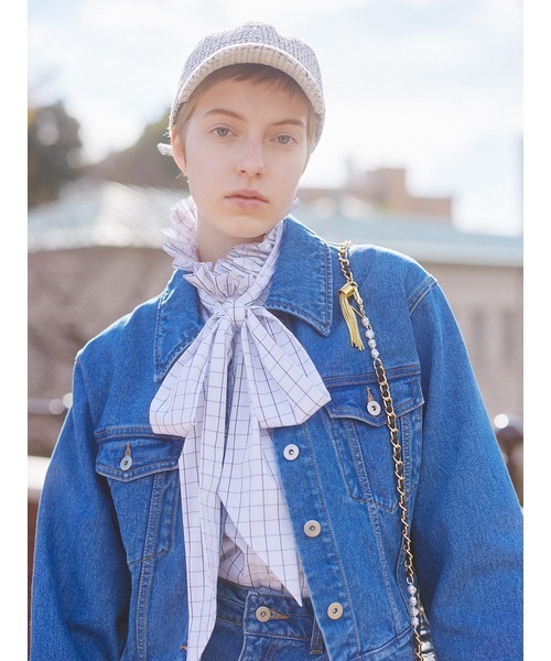 LILY BROWN(リリーブラウン)の「LBキャップ(キャップ・レディース・ブラック/ホワイト/アイボリー・FREE)」の5枚目の写真
