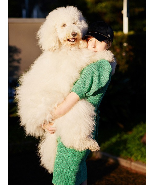 LILY BROWN(リリーブラウン)の「LBキャップ(キャップ・レディース・ブラック/ホワイト/アイボリー・FREE)」の9枚目の写真