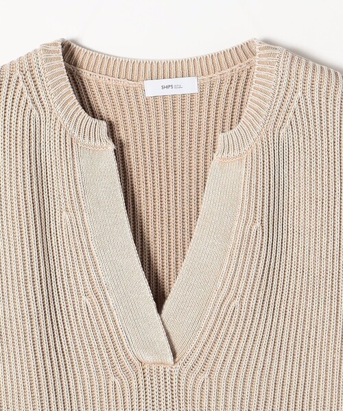 SHIPS any(シップス エニィ)の「SHIPS any:〈手洗い可能〉オーバーダイ ベスト◇(ベスト・レディース・ネイビー/オレンジ/ベージュ・ONE SIZE)」の7枚目の写真