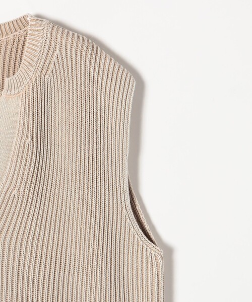 SHIPS any(シップス エニィ)の「SHIPS any:〈手洗い可能〉オーバーダイ ベスト◇(ベスト・レディース・ネイビー/オレンジ/ベージュ・ONE SIZE)」の18枚目の写真