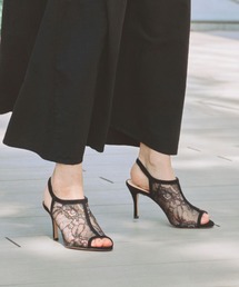 SEVEN TWELVE THIRTY | チュールレースカバードサンダル(サンダル)