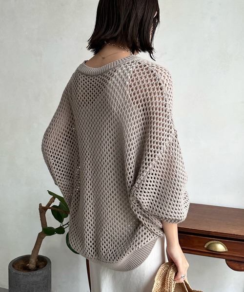 WEB限定】メッシュプルオーバー（Tシャツ/カットソー）｜DouDou