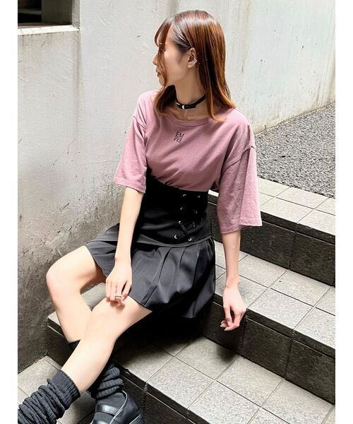 EATME（イートミー）の「アシンメトリープリーツスカート（スカート・レディース・ブラック/その他1・SMALL/MEDIUM）」の6枚目の写真