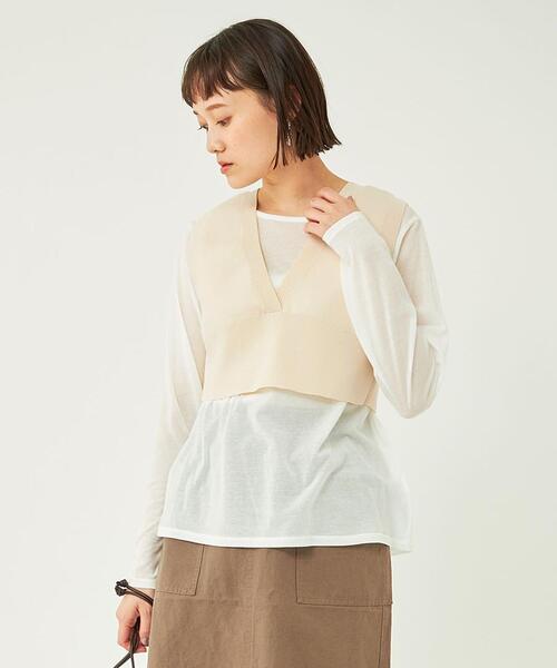 値段が激安 green label relaxing（グリーンレーベルリラクシング）の「2WAY トップス
