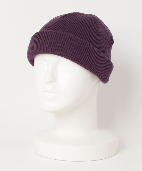 RACAL(ラカル)の「Racal/ラカル 【別注】RollKnitCAP-2(ニットキャップ/ビーニー・メンズ・ブラック/ネイビー/ベージュ/オフホワイト/オレンジ/グレー/パープル/ブラウン/グリーン・フリ-)」の8枚目の写真