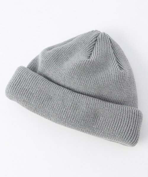 RACAL(ラカル)の「Racal/ラカル 【別注】RollKnitCAP-2(ニットキャップ/ビーニー・メンズ・ブラック/ネイビー/ベージュ/オフホワイト/オレンジ/グレー/パープル/ブラウン/グリーン・フリ-)」の3枚目の写真