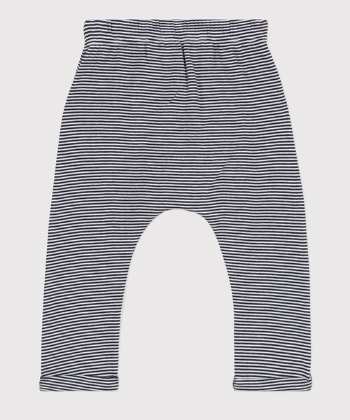PETIT BATEAU(プチバトー)の「1x1リブ編みミラレパンツ(その他パンツ・キッズ・ダークネイビー・18MONTH/12MONTH/24MONTH/36MONTH)」の5枚目の写真