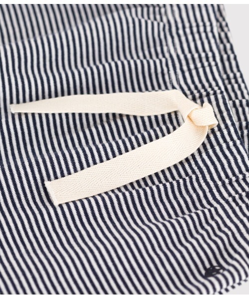 PETIT BATEAU(プチバトー)の「1x1リブ編みミラレパンツ(その他パンツ・キッズ・ダークネイビー・18MONTH/12MONTH/24MONTH/36MONTH)」の2枚目の写真