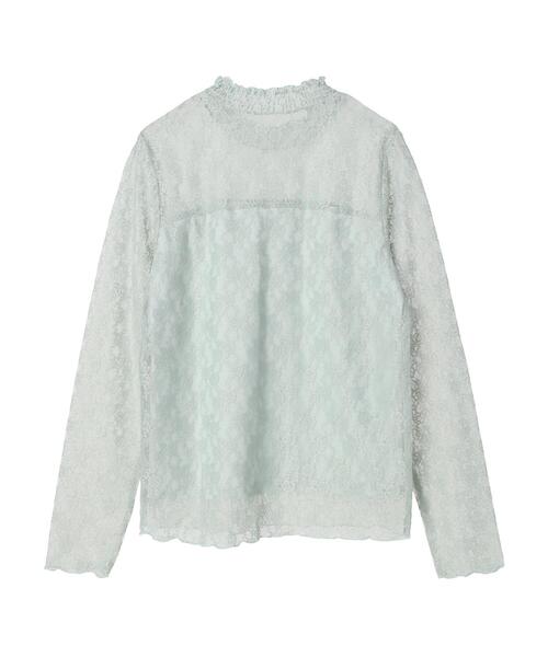 earth music&ecology（アースミュージックアンドエコロジー）の「レースドッキングプルオーバー（Tシャツ/カットソー・レディース・ブラック/アイボリー/ミント/ピンクベージュ・S/M）」の10枚目の写真