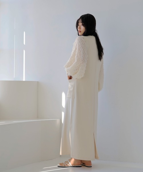 hellam（へラム）の「スキッパージャンパースカート（ジャンパースカート・レディース・グレー/ブラック/グリーン/アイボリー・FREE）」の11枚目の写真