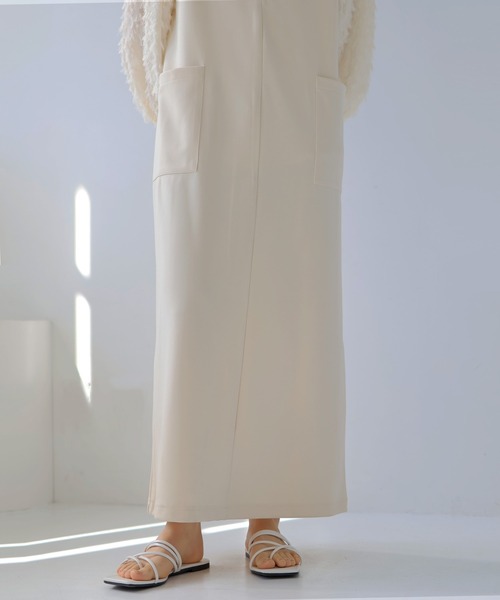 hellam（へラム）の「スキッパージャンパースカート（ジャンパースカート・レディース・グレー/ブラック/グリーン/アイボリー・FREE）」の10枚目の写真