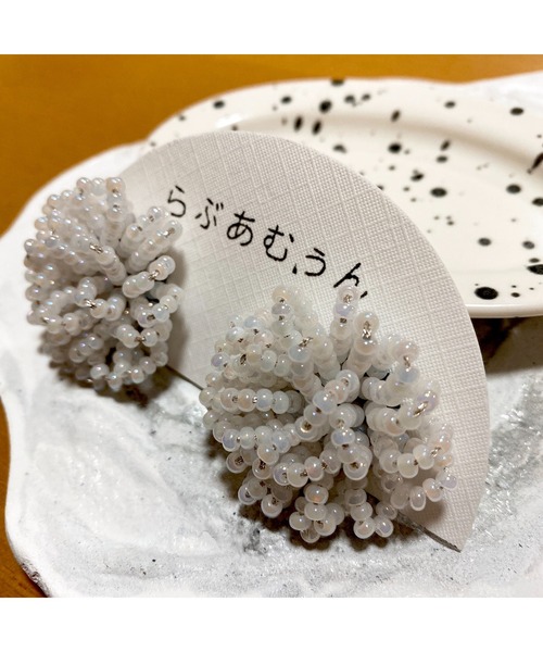 tone(トーン)の「【LoveAmooN】 isoginntyaku opal (MA)(ピアス(両耳用)・レディース・シルバー・FREE)」の3枚目の写真