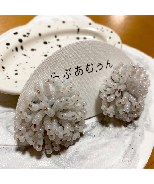 tone(トーン)の「【LoveAmooN】 isoginntyaku opal (MA)(ピアス(両耳用)・レディース・シルバー・FREE)」の4枚目の写真