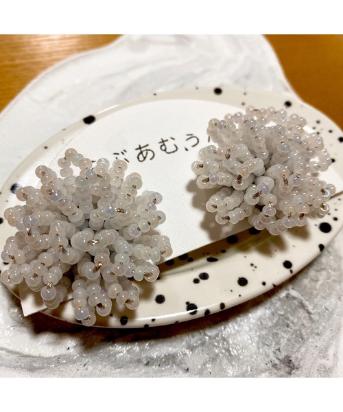 tone(トーン)の「【LoveAmooN】 isoginntyaku opal (MA)(ピアス(両耳用)・レディース・シルバー・FREE)」の2枚目の写真