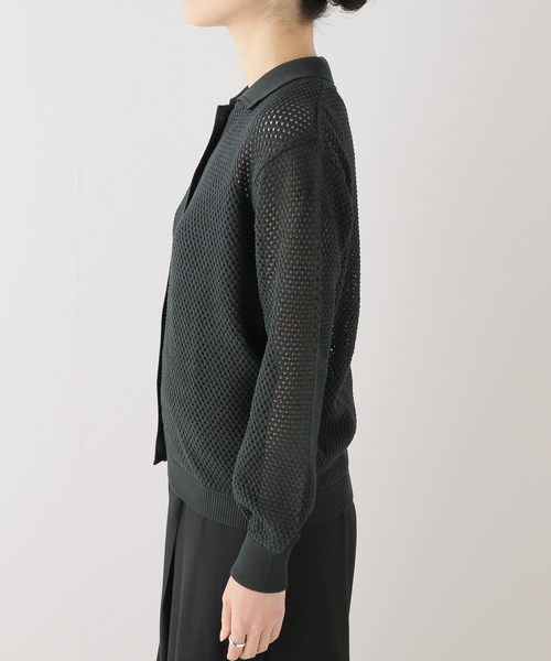 Plage 【NEARBYME/ニアーバイミー】 MESH カーディガン セール】【NEARBYME/ニアーバイミー】 MESH カーディガン