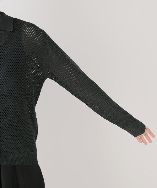 セール】【NEARBYME/ニアーバイミー】 MESH カーディガン