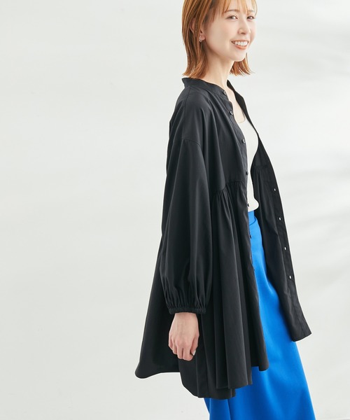 ROPE' PICNIC(ロペピクニック)の「【WEB限定】洗える/デザインチュニックブラウス(シャツ/ブラウス・レディース・ブラック/ブルー系その他4・38)」の12枚目の写真