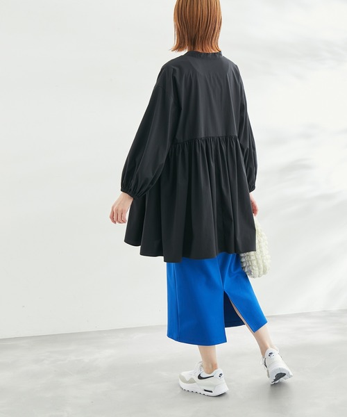 ROPE' PICNIC(ロペピクニック)の「【WEB限定】洗える/デザインチュニックブラウス(シャツ/ブラウス・レディース・ブラック/ブルー系その他4・38)」の21枚目の写真