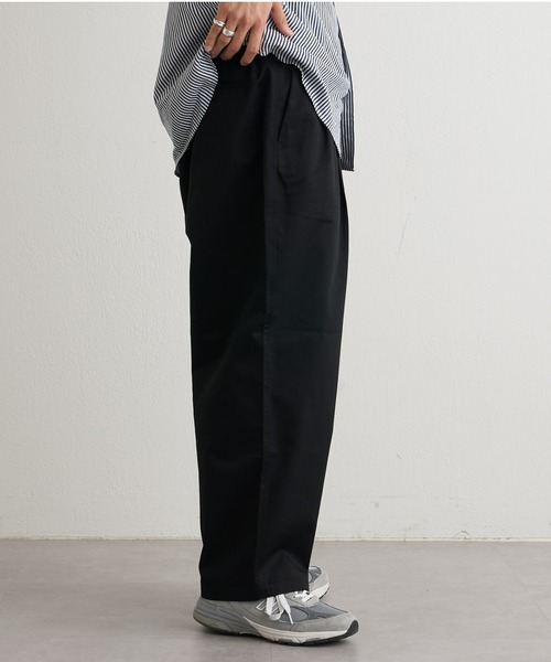 CIAOPANIC TYPY（チャオパニックティピー）の「ツータックツイルワイドバルーンチノパンツ（チノパンツ・メンズ・ブラック/ベージュ/インディゴブルー・MEDIUM/LARGE）」の10枚目の写真