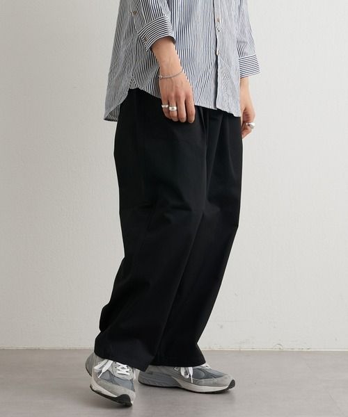 CIAOPANIC TYPY（チャオパニックティピー）の「ツータックツイルワイドバルーンチノパンツ（チノパンツ・メンズ・ブラック/ベージュ/インディゴブルー・MEDIUM/LARGE）」の7枚目の写真