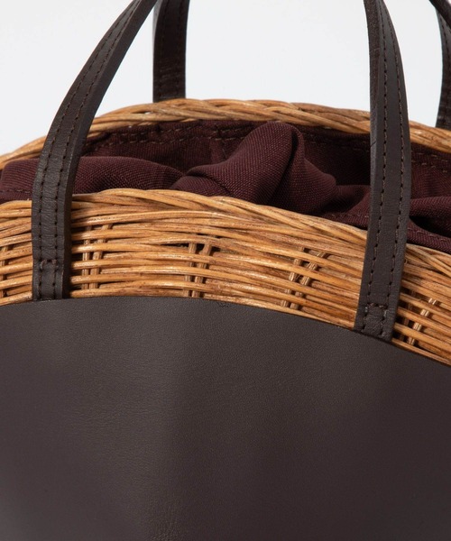 The Bagmati バグマティ 2way かごバッグ　ショルダー　レザー 楽天市場】【動画あり】BAGMATI（バグマティ） ショルダー かごバッグ