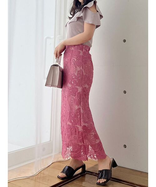 MERCURYDUO(マーキュリーデュオ)の「スクエアトゥギャザーサンダル(サンダル・レディース・オレンジ/ラベンダー/ダークブラウン・38/36)」の12枚目の写真