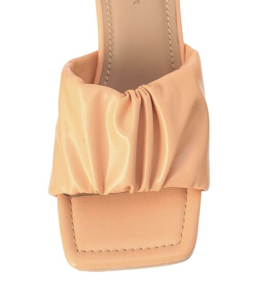 MERCURYDUO(マーキュリーデュオ)の「スクエアトゥギャザーサンダル(サンダル・レディース・オレンジ/ラベンダー/ダークブラウン・38/36)」の8枚目の写真