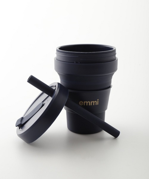 emmi(エミ)の「【emmi×stojo】BIGGIE 470ml(グラス/マグカップ/タンブラー・レディース・ネイビー・FREE)」の4枚目の写真