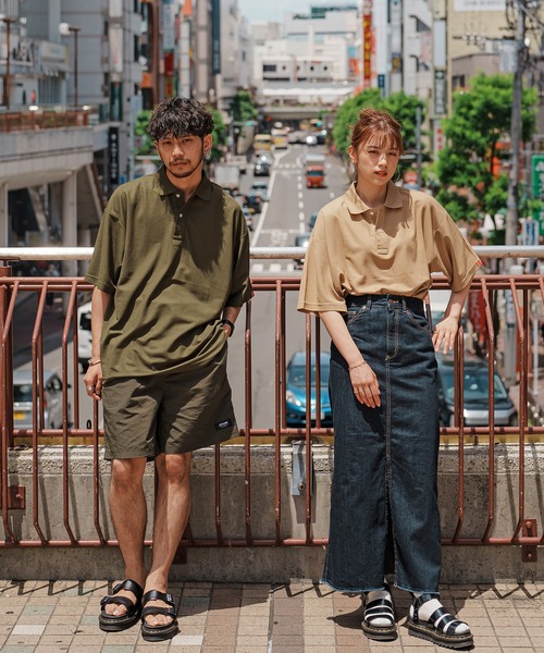 Leyline(レイライン)の「【Leyline】Big polo shirts(ポロシャツ・メンズ・ベージュ/ブラック/カーキ・LARGE/X-LARGE/MEDIUM)」の9枚目の写真