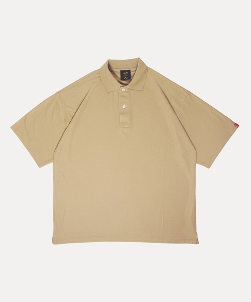 Leyline(レイライン)の「【Leyline】Big polo shirts(ポロシャツ・メンズ・ベージュ/ブラック/カーキ・LARGE/X-LARGE/MEDIUM)」の10枚目の写真