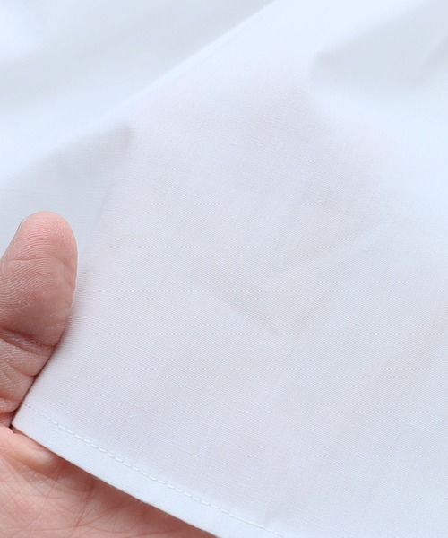 reca（レカ）の「ウエストタックシャツ（シャツ/ブラウス・レディース・グレイッシュベージュ/オフホワイト/ブラック・M/L）」の13枚目の写真