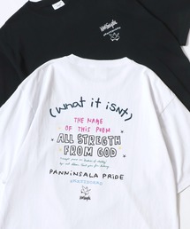 (What it isNt) ART BY MARK GONZALES/(ワットイットイズント) アートバイマークゴンザレス オーバーサイズ ストリート バックプリント ロゴ ワンポイント 半袖Tシャツ/レディース メンズ