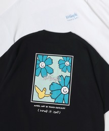 (What it isNt) ART BY MARK GONZALES/(ワットイットイズント) アートバイマークゴンザレス オーバーサイズ ストリート バックプリント ロゴ ワンポイント 半袖Tシャツ/レディース メンズ