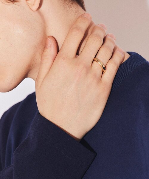 tk.TAKEO KIKUCHI（ティーケータケオキクチ）の「◆ツチメリング（リング・メンズ・シルバー/ゴールド/シルバー系4・13/17）」の3枚目の写真