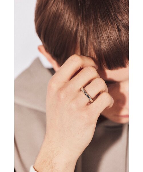 tk.TAKEO KIKUCHI（ティーケータケオキクチ）の「◆ツチメリング（リング・メンズ・シルバー/ゴールド/シルバー系4・13/17）」の10枚目の写真