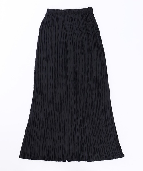 WC（ダブル シー）の「クリンクルサテンロングスカート（スカート・レディース・ピンク/グリーン/ブラック/レッド・FREE）」の22枚目の写真