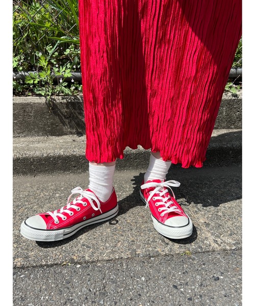 WC（ダブル シー）の「クリンクルサテンロングスカート（スカート・レディース・ピンク/グリーン/ブラック/レッド・FREE）」の15枚目の写真