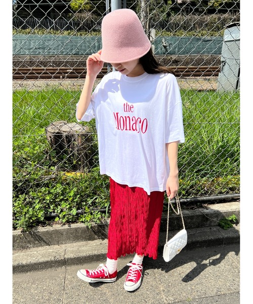 WC（ダブル シー）の「クリンクルサテンロングスカート（スカート・レディース・ピンク/グリーン/ブラック/レッド・FREE）」の16枚目の写真