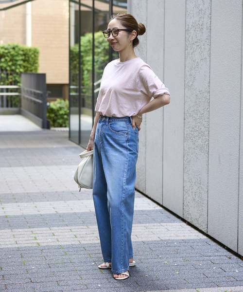 RITA（リタ）の「【RITA】スラブTEE（Tシャツ/カットソー・レディース・ブラック/ピンク/グリーン/ホワイト・FREE）」の5枚目の写真