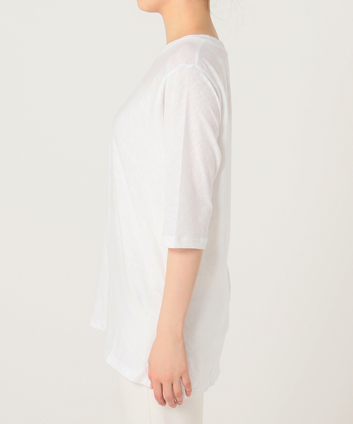 RITA（リタ）の「【RITA】スラブTEE（Tシャツ/カットソー・レディース・ブラック/ピンク/グリーン/ホワイト・FREE）」の7枚目の写真