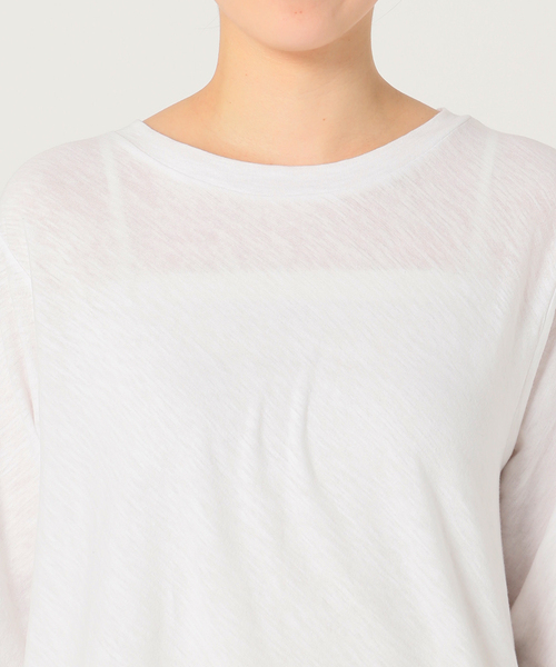 RITA（リタ）の「【RITA】スラブTEE（Tシャツ/カットソー・レディース・ブラック/ピンク/グリーン/ホワイト・FREE）」の9枚目の写真